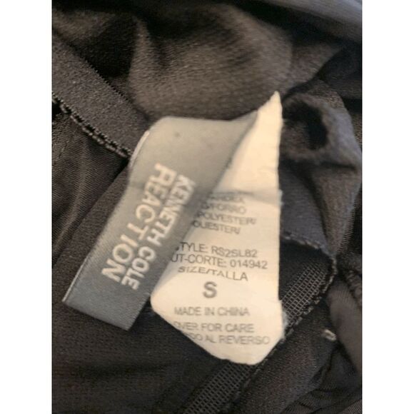 Kenneth Cole Reaction Women's Dark Black Tankini Top Size S - Picture 4 of 5